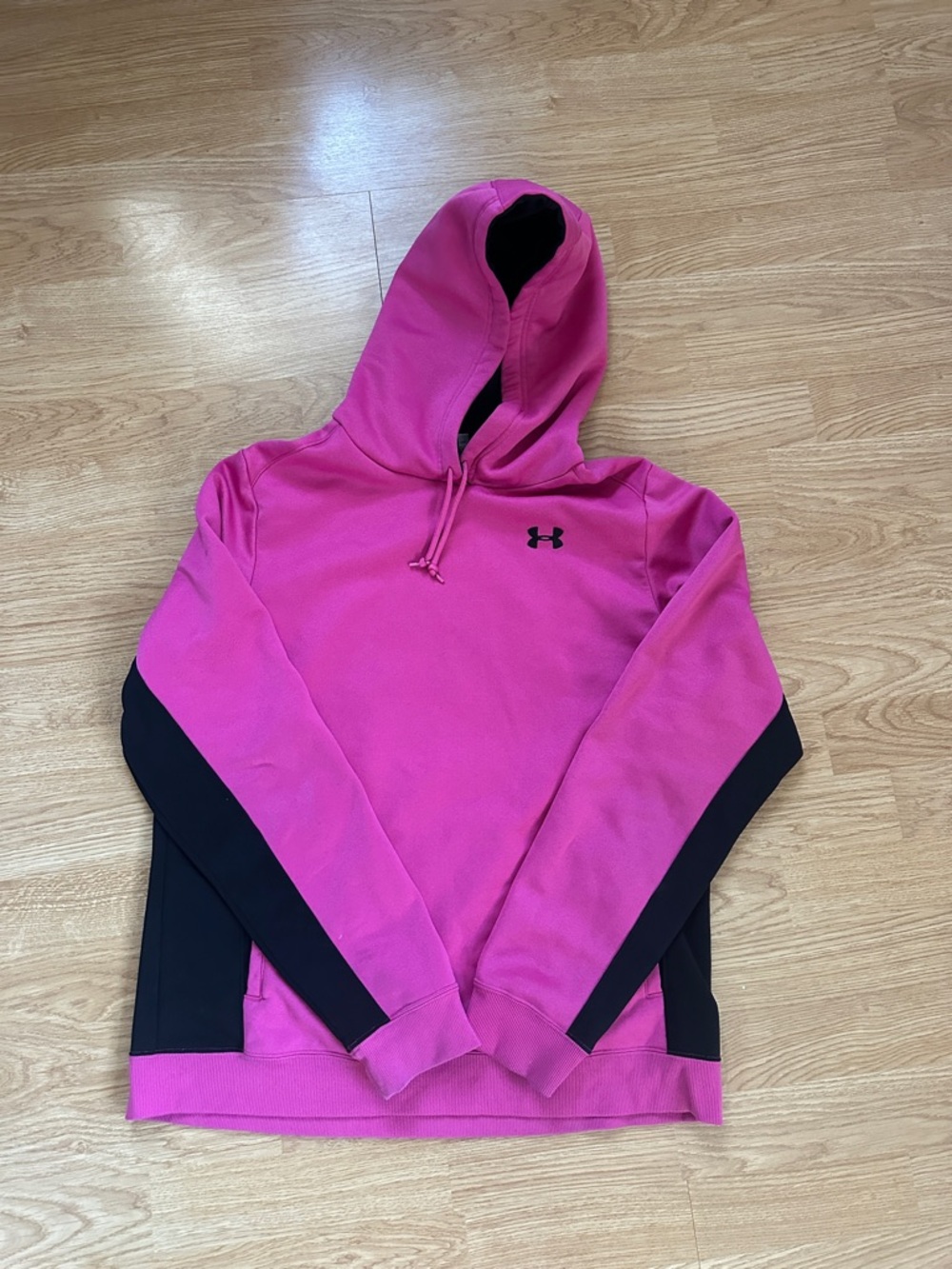 Women’s Under Armour Hot Pink and Black Hoodie